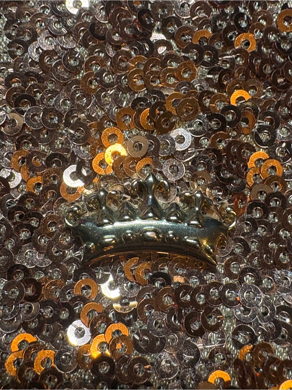 Juicy Couture Metallic Copper Sequin Wristlet - Picture 3 of 7